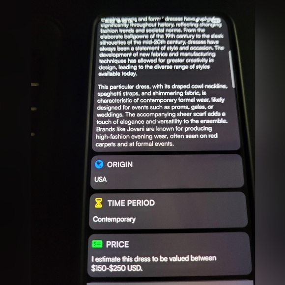 POLKA Soft Pal Peach Bridesmaid Dress With Scarf - Picture 16 of 16